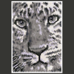 Amur Leopard Peyote Bead Pattern PDF or Bead Kit