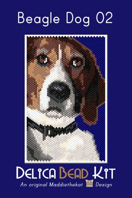 Beagle Dog 02 Small Peyote Bead Pattern PDF or Bead Kit