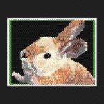 Bunny 01 Small Peyote Bead Pattern PDF or Bead Kit