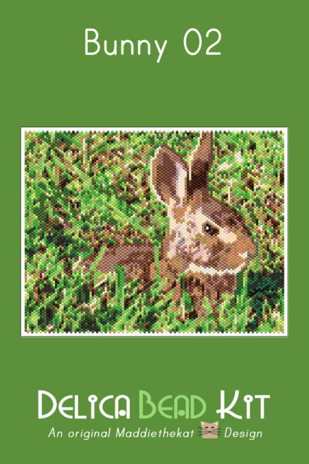 Bunny 02 Larger Peyote Bead Pattern PDF or Bead Kit