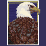 Bald Eagle 01 Peyote Bead Pattern PDF or Bead Kit