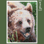 Brown Bear 02 Small Peyote Bead Pattern PDF or Bead Kit