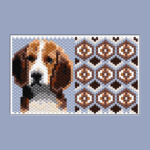 Beagle Dog 01 Peyote Bead Pattern PDF or Bead Kit