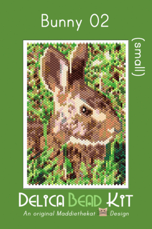 Bunny 02 Small Peyote Beed Pattern PDF or Bead Kit