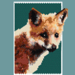 Baby Fox Peyote Bead Pattern PDF or KIT DIY