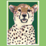 Cheetah 03 Small Peyote Bead Pattern PDF or Bead Kit