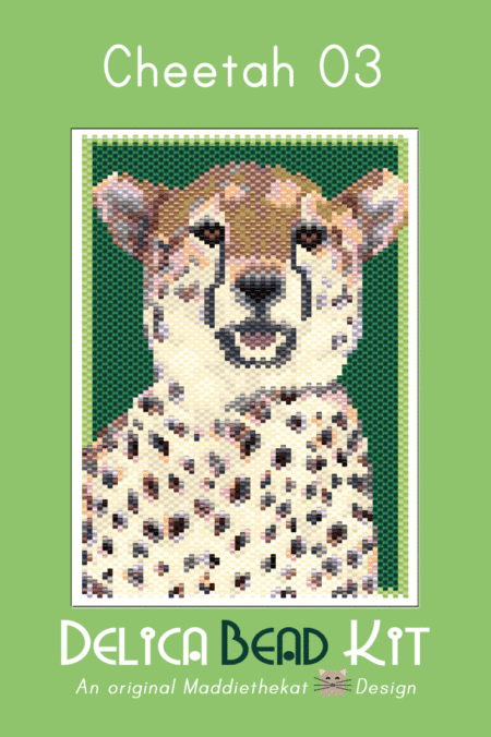 Cheetah 03 Small Peyote Bead Pattern PDF