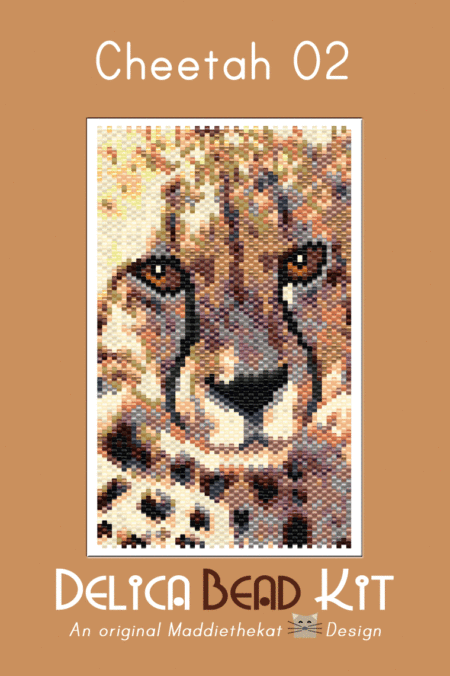 Cheetah 02 Small Peyote Bead Pattern PDF