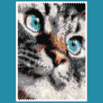 Cat 06 Small Peyote Pattern PDF or Bead Kit