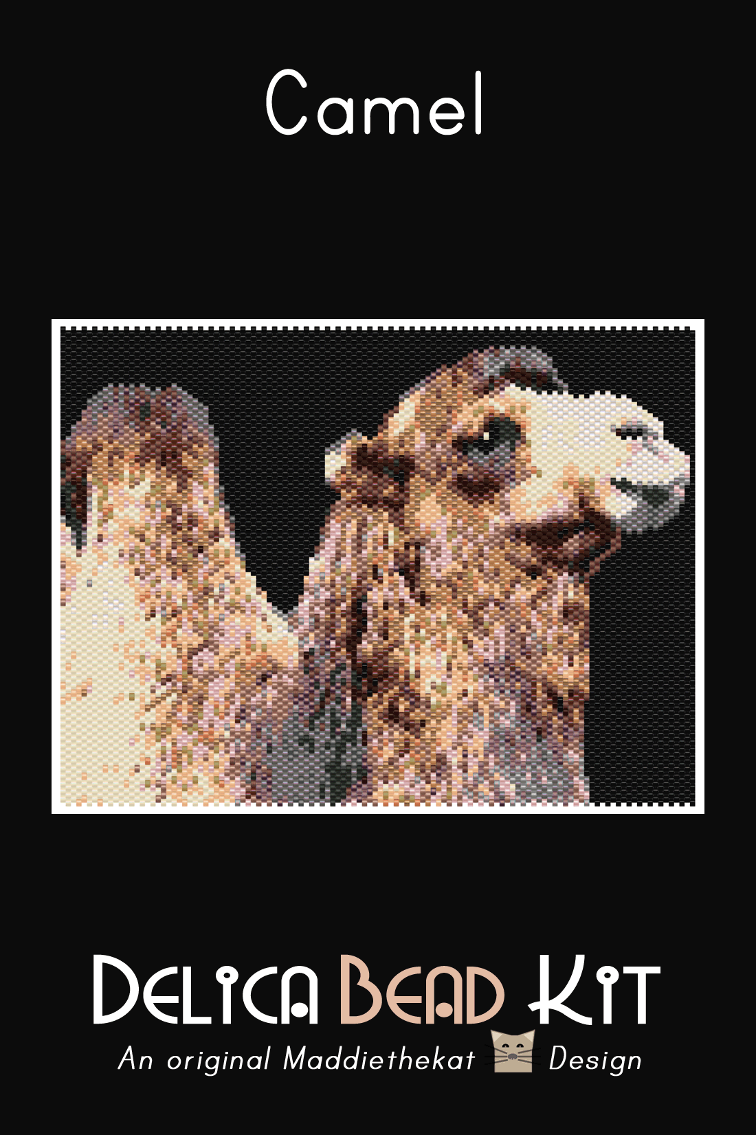 Camel Larger Peyote Bead Pattern PDF or Bead Kit