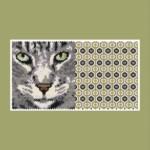 Cat 09 with Back Peyote Bead Pattern PDF or Bead Kit