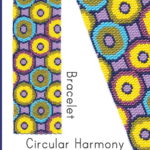 Circular Harmony Bracelet 2-Drop Peyote Bead Pattern or Bead Kit