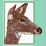 Doe Deer Small Peyote Bead Pattern PDF or Bead Kit
