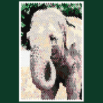Elephant 01 Small Peyote Bead Pattern PDF or Bead Kit