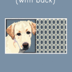 Golden Labrador Dog with Back Peyote Bead Pattern PDF or Bead Kit