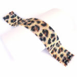 Leopard Fur Beaded Bracelet