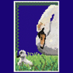 Mother Swan Small Peyote Bead Pattern PDF or Bead Kit