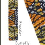 Butterfly Bracelet Peyote Bead Pattern or Bead Kit | Monarch | Viceroy