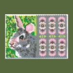 Bunny 03 Tiny Peyote Bead Pattern PDF or Bead Kit