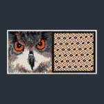 Owl 05 with Back Peyote Bead Pattern PDF or Bead Kit
