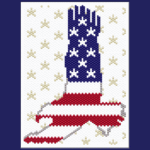 Patriotic Eagle Peyote Bead Pattern PDF or Bead Kit