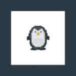 Penguin Brick Stitch Bead Pattern PDF or Bead Kit