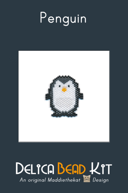 Penguin Brick Stitch Bead Pattern PDF