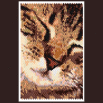 Sleeping Cat Peyote Bead Pattern PDF or Bead Kit