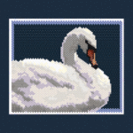 Swan 01 Larger Peyote Bead Pattern PDF or Bead Kit
