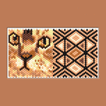 Tabby Cat Tiny Peyote Bead Pattern PDF or Bead Kit