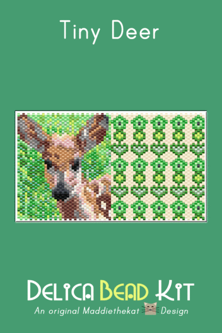 Deer Tiny Peyote Bead Pattern PDF or Bead Kit