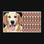 Golden Dog 02 Tiny Peyote Bead Pattern PDF or Bead Kit
