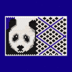Panda Bear 05 Tiny Peyote Bead Pattern PDF or Bead Kit