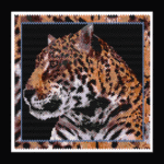 Wild Cat Series Jaguar Larger Peyote Bead Pattern PDF or Bead Kit