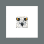 White Owl 01 Brick Stitch Bead Pattern PDF or Bead Kit