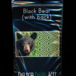 Black Bear 01 with Back Amulet Bag Peyote Seed Bead Pattern PDF or KIT DIY-Maddiethekat Designs