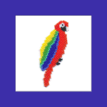 Parrot Brick Stitch Bead Pattern PDF or Bead Kit