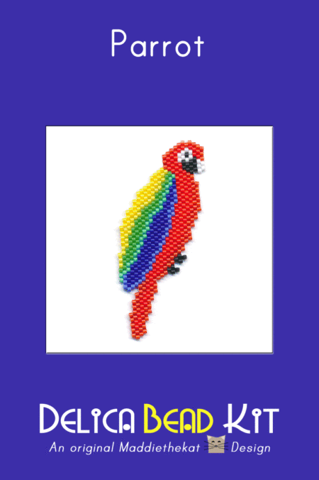 Parrot Brick Stitch Bead Pattern PDF