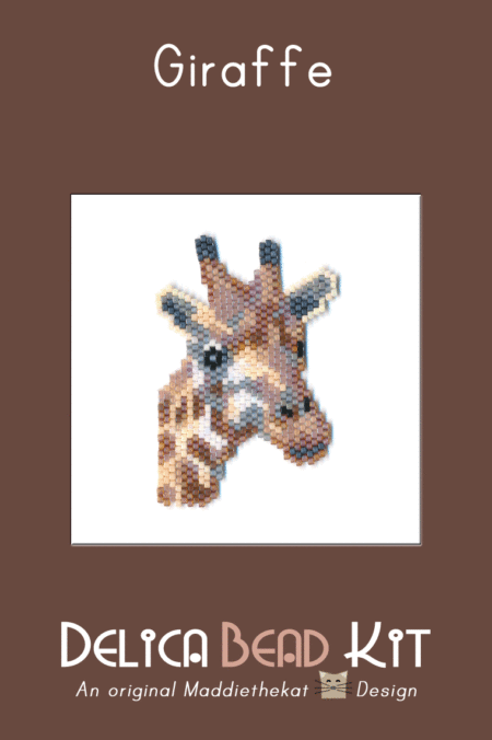 Giraffe Brick Stitch Bead Pattern PDF