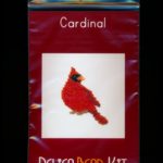 Cardinal Brick Stitch Seed Bead Pattern PDF or KIT DIY Bird-Maddiethekat Designs