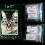 Cat 07 Small Panel Peyote Seed Bead Pattern PDF or KIT DIY-Maddiethekat Designs