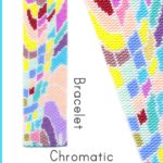 Chromatic Wide Cuff Bracelet Delica 2-Drop Peyote Bead Pattern or KIT DIY-Maddiethekat Designs