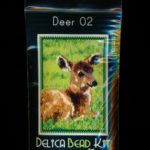 Deer 02 Small Panel Peyote Seed Bead Pattern PDF or KIT DIY-Maddiethekat Designs