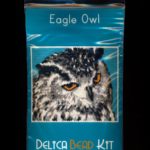 Eagle Owl Bird Larger Panel Peyote Seed Bead Pattern PDF or KIT DIY-Maddiethekat Designs