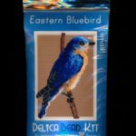 Eastern Bluebird Small Panel Peyote Seed Bead Pattern PDF or KIT DIY-Maddiethekat Designs