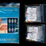 flamingo 02 tiny mini amulet bag peyote bead pattern pdf or kit diy bird maddiethekat designs 2