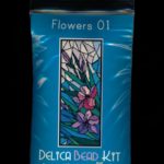 Flowers 01 Larger Panel Peyote Bead Pattern PDF or KIT DIY-Maddiethekat Designs