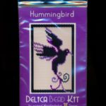 Hummingbird - Simple - Small Panel Peyote Bead Pattern PDF or KIT DIY Bird-Maddiethekat Designs
