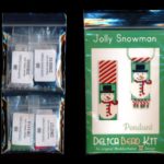 jolly snowman pendant delica peyote bead pattern or kit diy christmas maddiethekat designs 2