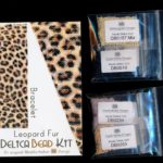 Leopard Fur Wide Cuff Bracelet Delica 2-Drop Peyote Seed Bead Pattern or KIT DIY Wild Rosettes Spots-Maddiethekat Designs